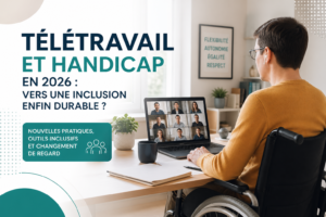 Lire la suite à propos de l’article Télétravail et handicap en 2026 : vers une inclusion enfin durable ?